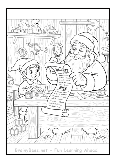 Christmas Santa Elf Workshop