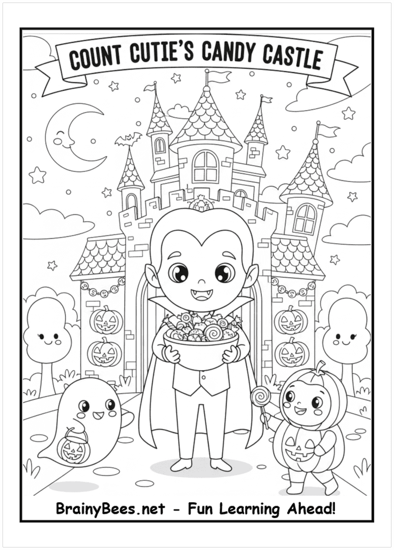 Halloween Baby Girl Dracula Castle