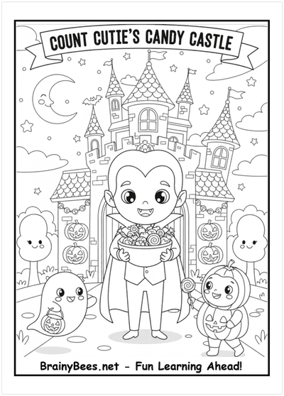 Halloween Baby Girl Dracula Castle