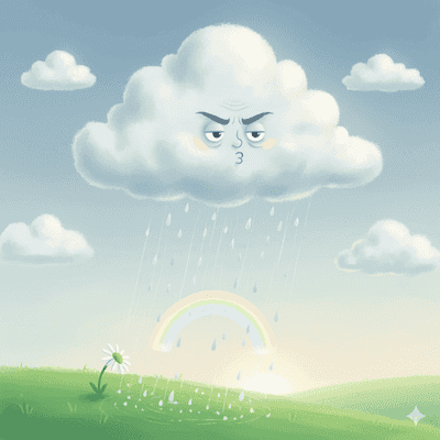 The Grumpy Cloud Who Learned to Rain