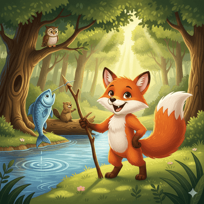 Ferdinand Fox's First Fish